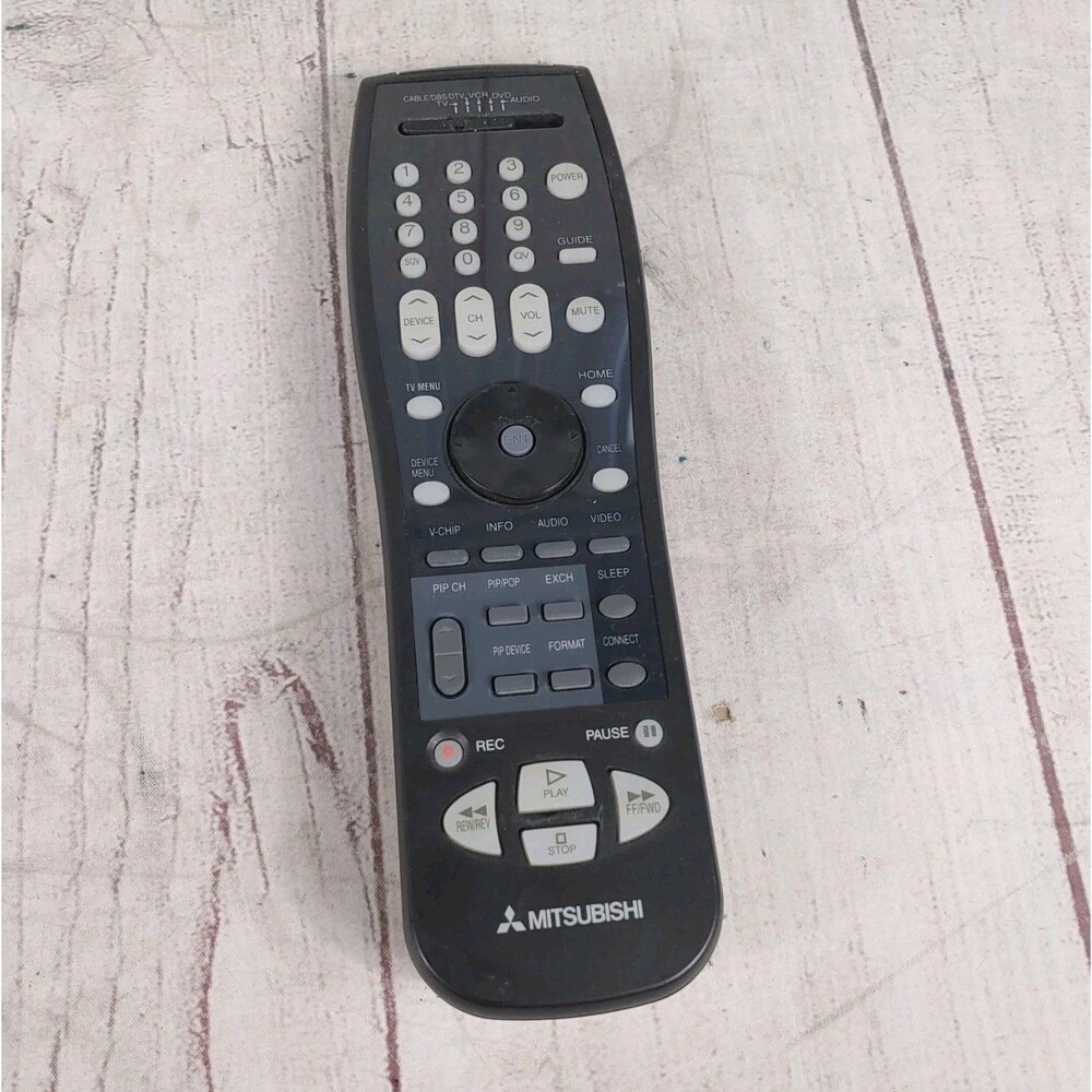 Genuine Mitsubishi EUR7616Z20 TV Cable VCR DVD Original Remote Control - TESTED